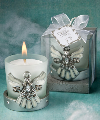 Regal Favor Collection angel themed candle holders