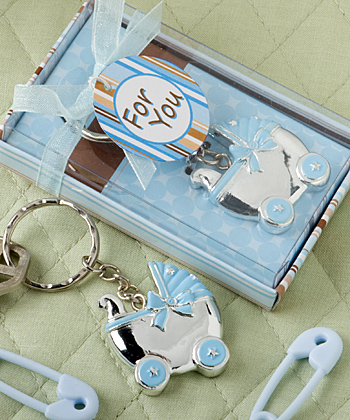 baby carriage design key chains