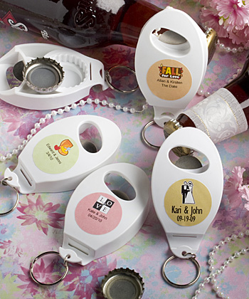 Personalized Expressions Collection bottle opener - key chain favors