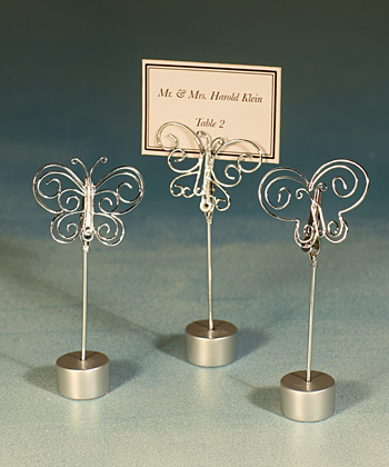 butterfly design place card holders