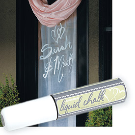 Liquid Chalk Wedding Marker