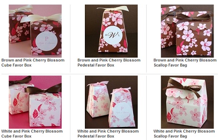 Cherry Blossom Favor Box