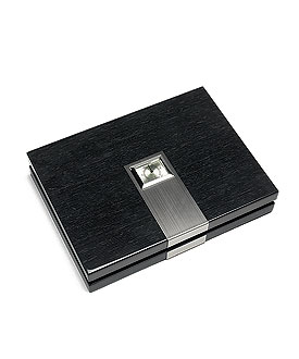 Premium Cigar Humidor with Hydrometer and Humidifier Wedding Gift