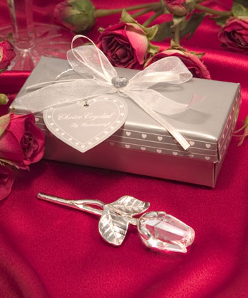 Choice Crystal Long Stem Rose