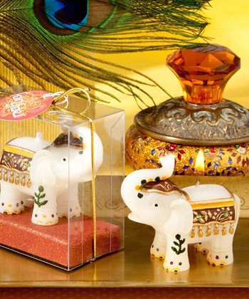 Good fortune elephant candles