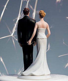 The Love Pinch Bridal Couple Figurine
