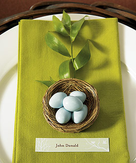 Miniature Natural Bird Nests Spring Wedding Favors