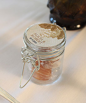 Mini Glass Candy Jar with Wire Snap Wedding Favor Accessory