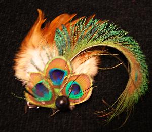 Peacock Hair Accessory