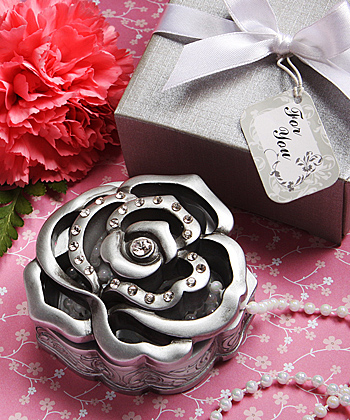 rose design curio boxes