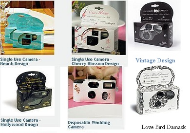 Disposable Wedding Camera - Unique Designs