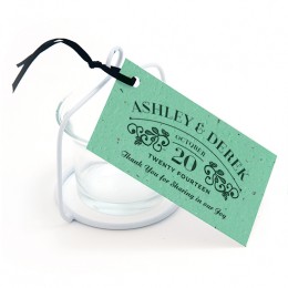 Vintage Plantable Favor Tag